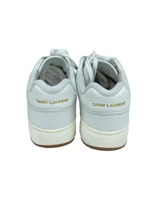 SAINT LAURENT SL/61 Low-Top White Leather Sneakers - US 10 main image 5